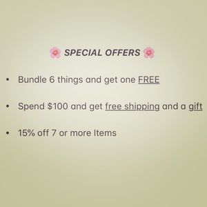 🌸🌷SPRING SALE🌷🌸